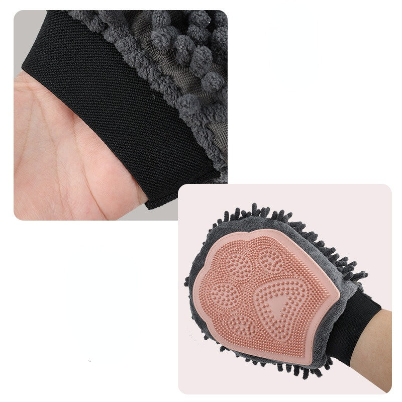 Transform Your Pet's Grooming Routine with the Pet Bathing Brush 2-in-1 Grooming Glove