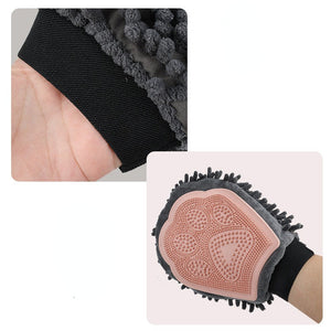 Transform Your Pet's Grooming Routine with the Pet Bathing Brush 2-in-1 Grooming Glove