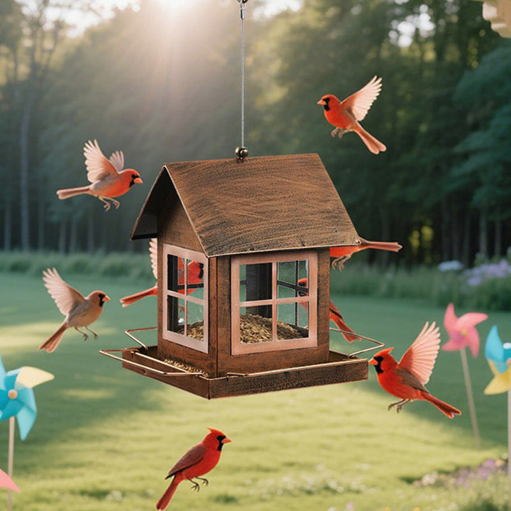 The Perfect Addition to Your Garden: Feeder Outdoor Hanging Metal Bird