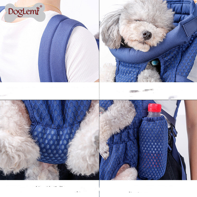 Pet Mesh Breathable Chest Dog Backpack