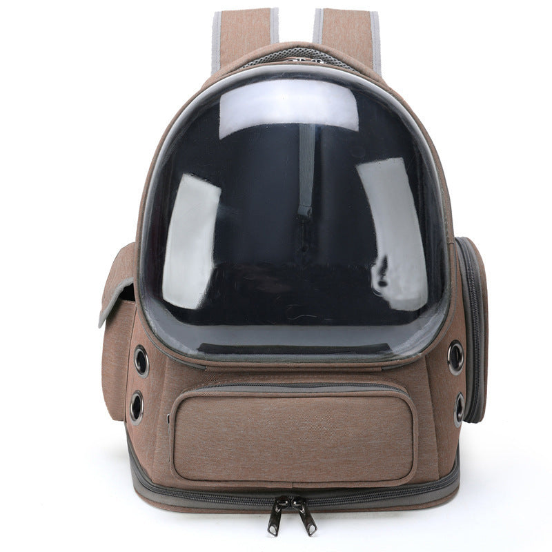 Portable Pet Transparent Space Capsule Backpack