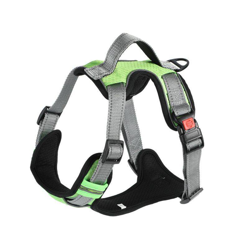 Dog Hand Holding Rope Vest Dog Chest Strap