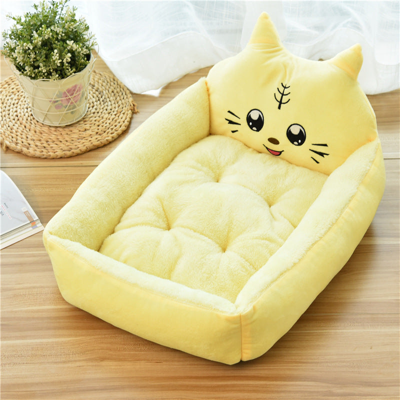 Large Pet Cat Dog Bed 7Colors Warm Cozy