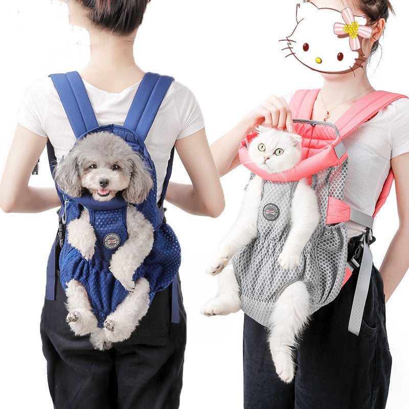 Pet Mesh Breathable Chest Dog Backpack