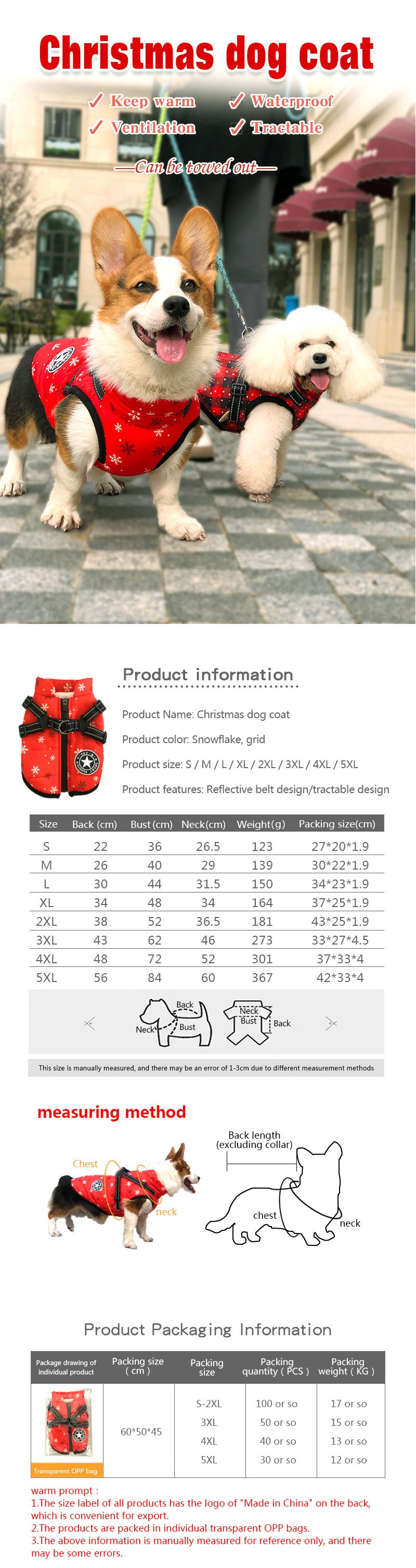 Autumn And Winter Clothing Warm Pet Clothing