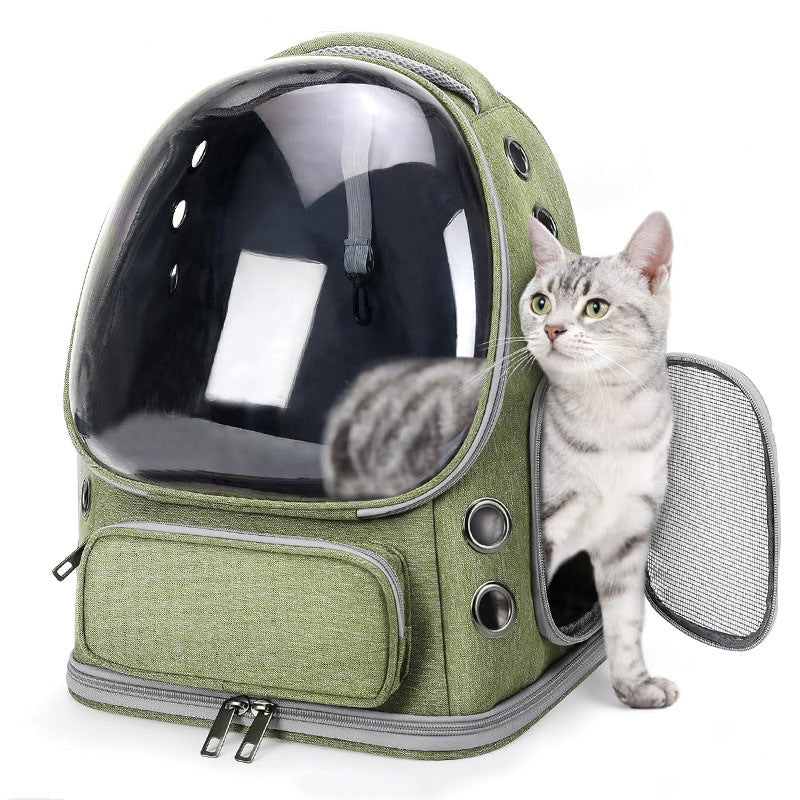 Portable Pet Transparent Space Capsule Backpack