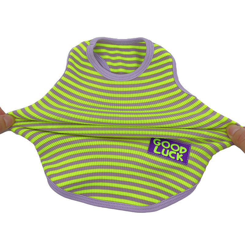 Cool Breathable Stripes Vest Pet Clothes