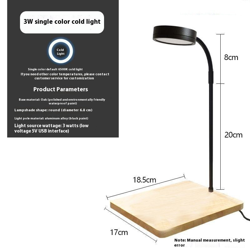 Fish Plant Desktop Water Plant Lamp