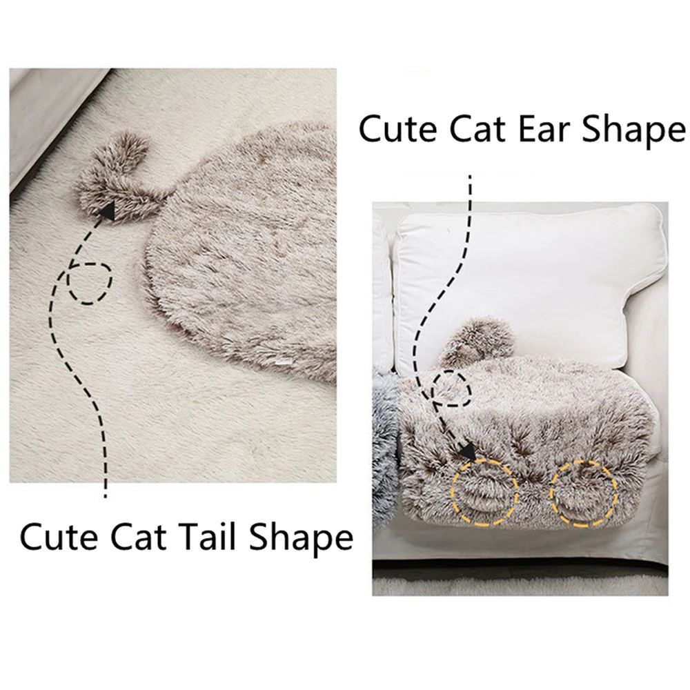 Plush Bag Cat Hideout House Winter Warm Mat