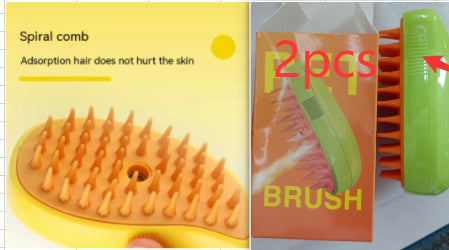 3 In 1 Cat Steam Brush Steamy Dog Brush