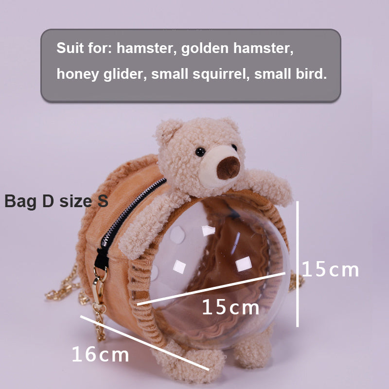 Hamster Cage Pet Out Of Bag Honey