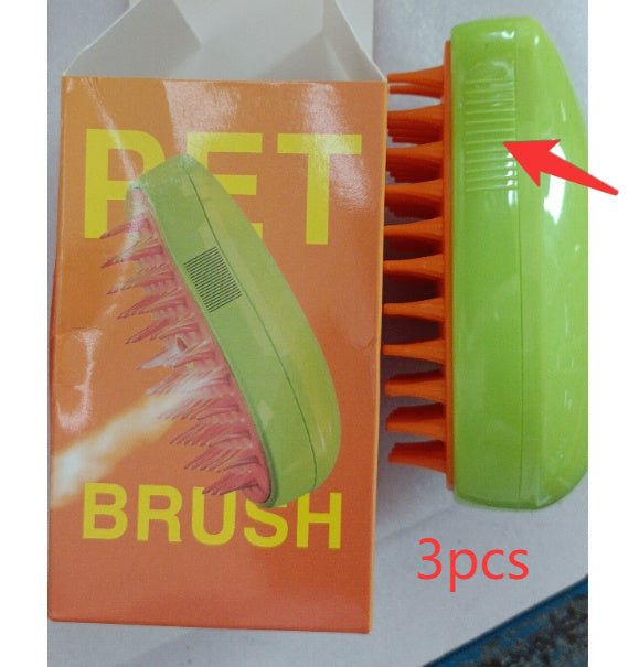 3 In 1 Cat Steam Brush Steamy Dog Brush
