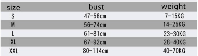 Medium And Large Dog Vest Type Chest Harness