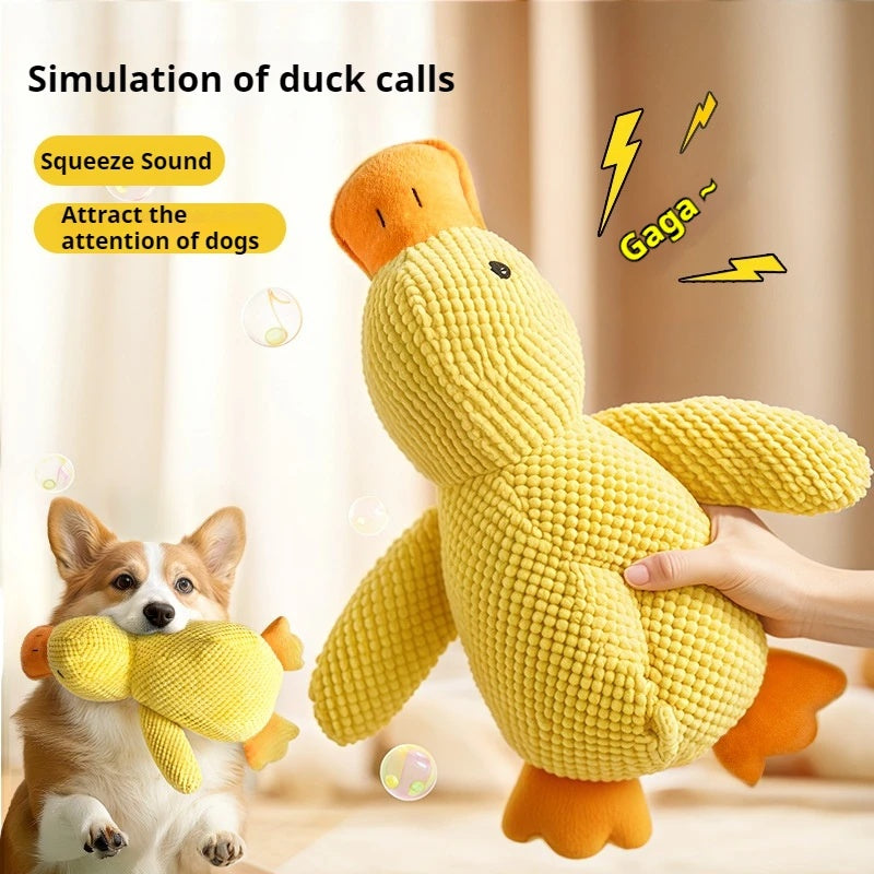 Pet Plush Toy Dog Calming Duck Stuffed Duck Toys