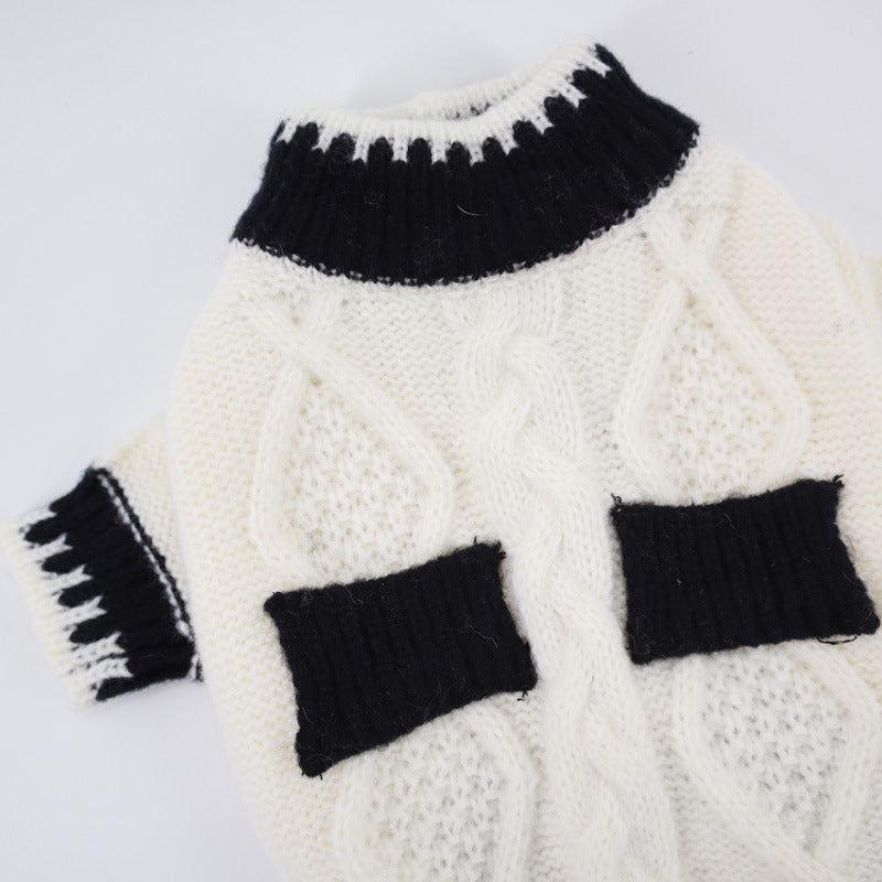 Dog Clothes Pet Autumn And Winter Sweater